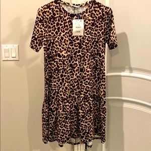 Zara Leopard Shift Dress